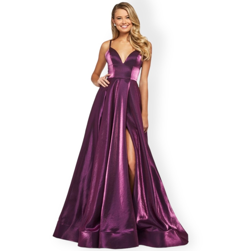 Sherri Hill #53548 Purple Special Occasion Dress NWT